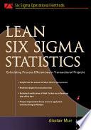 Lean Six Sigma Statistics