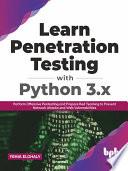 Learn Penetration Testing with Python 3.x