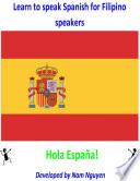 Learn to Speak Spanish for Filipino Speakers