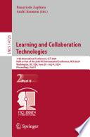 Learning and Collaboration Technologies