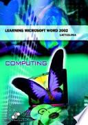 Learning Microsoft Word 2002