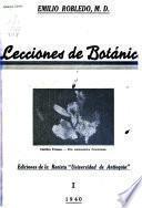 Lecciones de botánica (médica, industrial y agrícola)