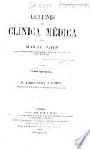 Lecciones de clínica médica