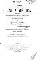 Lecciones de clínica médica