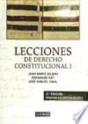 Lecciones de derecho constitucional I