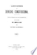 Lecciones de derecho constitucional
