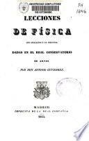 Lecciones de física con aplicación á la industria