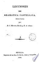 Lecciones de gramática castellana