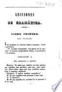 Lecciones de gramática y ortografía castellana