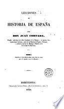Lecciones de historia de España