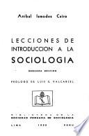 Lecciones de introducción a la sociología