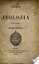 Lecciones de jeolojía