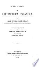 Lecciones de literatura espanola