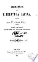 Lecciones de literatura latina