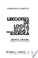 Lecciones de lógica, ética y estética