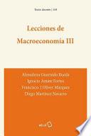 Lecciones de Macroeconomía III
