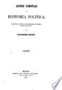 Lecciones elementales de economía política, etc
