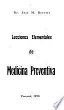 Lecciones elementales de medicina preventiva