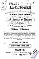 Lecciones instructivas sobre la historia y la geografia