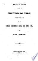 Lecciones orales sobre la historia de Cuba