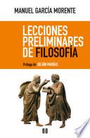 Lecciones preliminares de filosofía