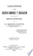 Lecciones sobre objetos comunes y educación