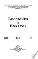 Lecciones y ensayos