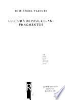 Lectura de Paul Celan