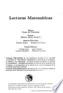 Lecturas matemáticas