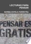 LECTURAS PARA PENSAR