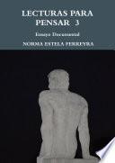 LECTURAS PARA PENSAR III