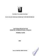 Lecturas selectas de derecho internacional público