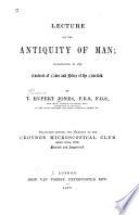 Lecture on the Antiquity of Man