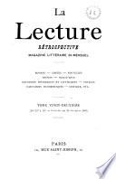 Lecture rétrospective