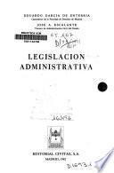 Legislación administrativa