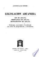 Legislación aduanera