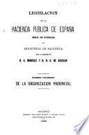 Legislación de la Hacienda pública de España