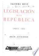 Legislación de la República
