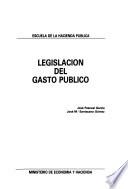 Legislacion del gasto publico