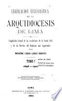 Legislación eclesiástica de la Arquidiócesis de Lima