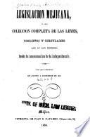 Legislacion mejicana