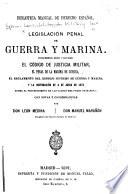 Legislación penal de guerra y marina