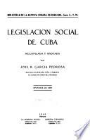 Legislación social de Cuba