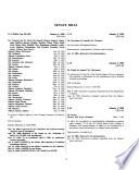 Legislative and Executive Calendar