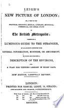 Leigh's New Picture of London; Or ... a Luminous Guide to the Stranger