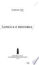 Lengua e historia
