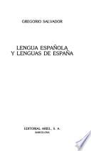 Lengua española y lenguas de España