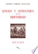 Lengua y literatura de España ...