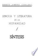 Lengua y literatura de España y su imperio: Síntesis