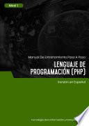 Lenguaje de Programación (PHP) Nivel 1